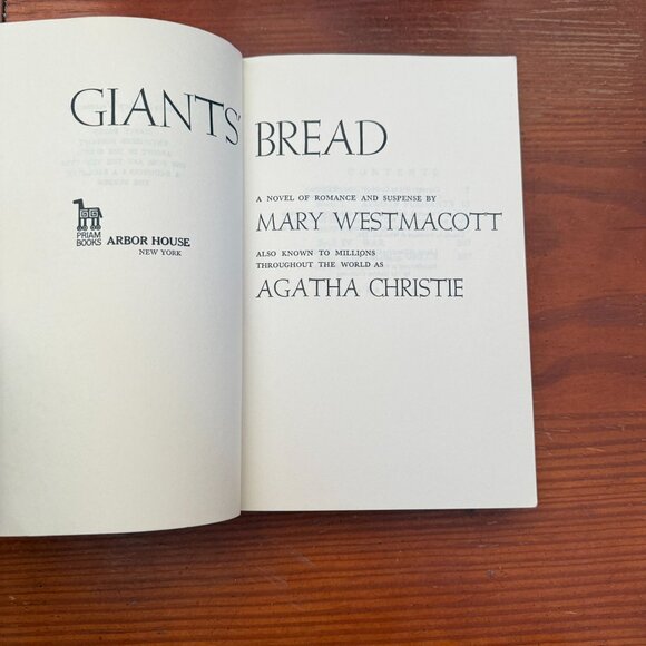 Giants Bread By Agatha Christie Mary Westmacott - Picture 4 of 5